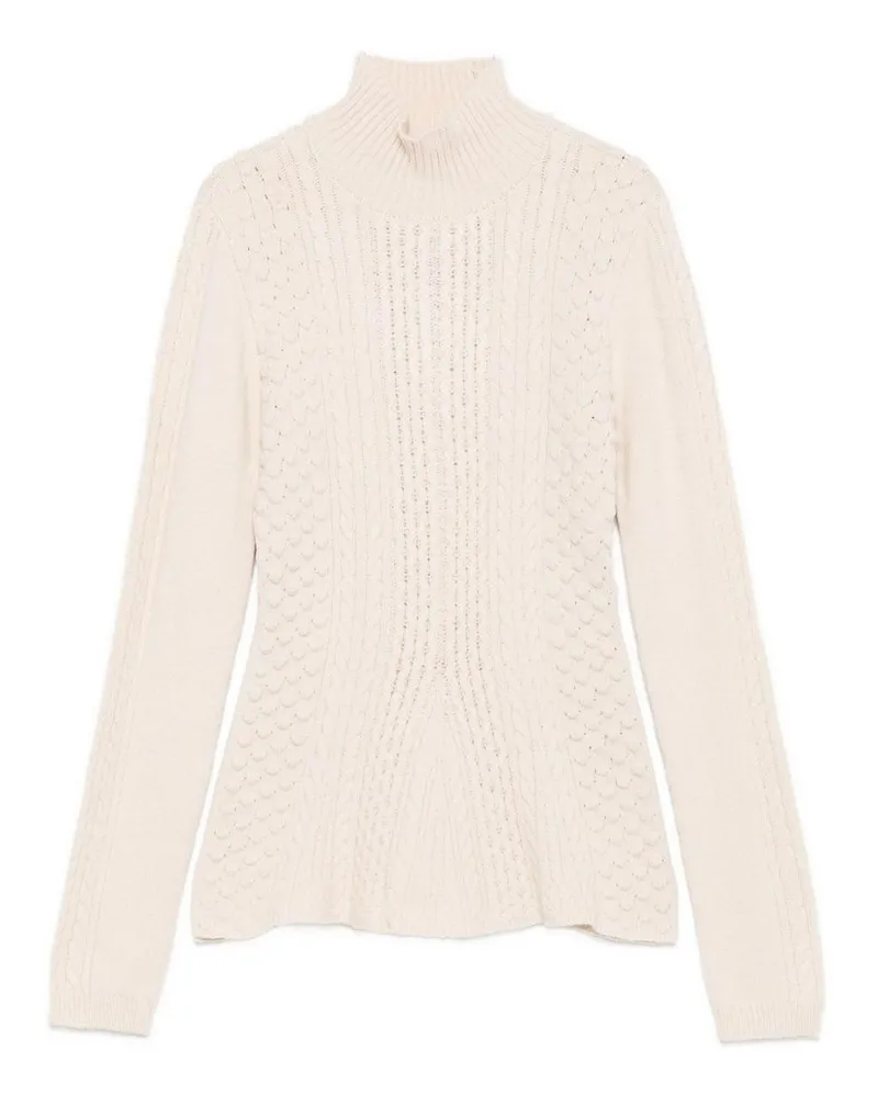 Twin-Set Rollkragenpullover - Beige Beige