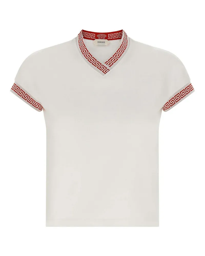Versace T-Shirt - Rot Weiß