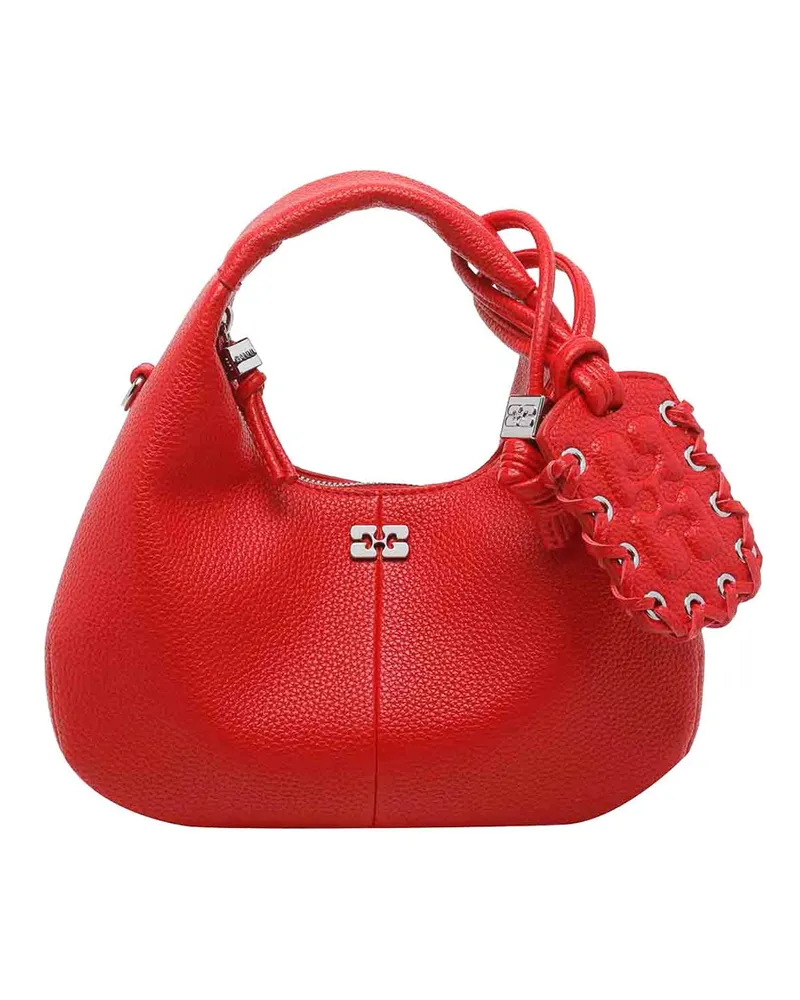 Ganni Schultertasche - Rot Rot
