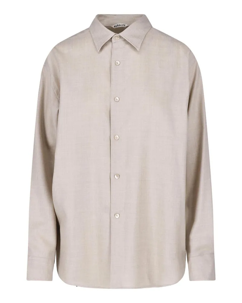 AURALEE Hemd - Beige Beige