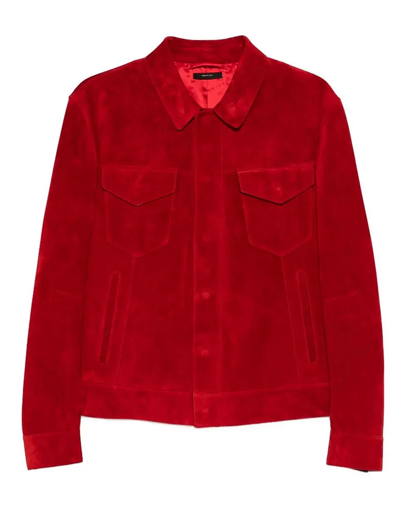 Tom Ford Lederjacke - Rot Rot