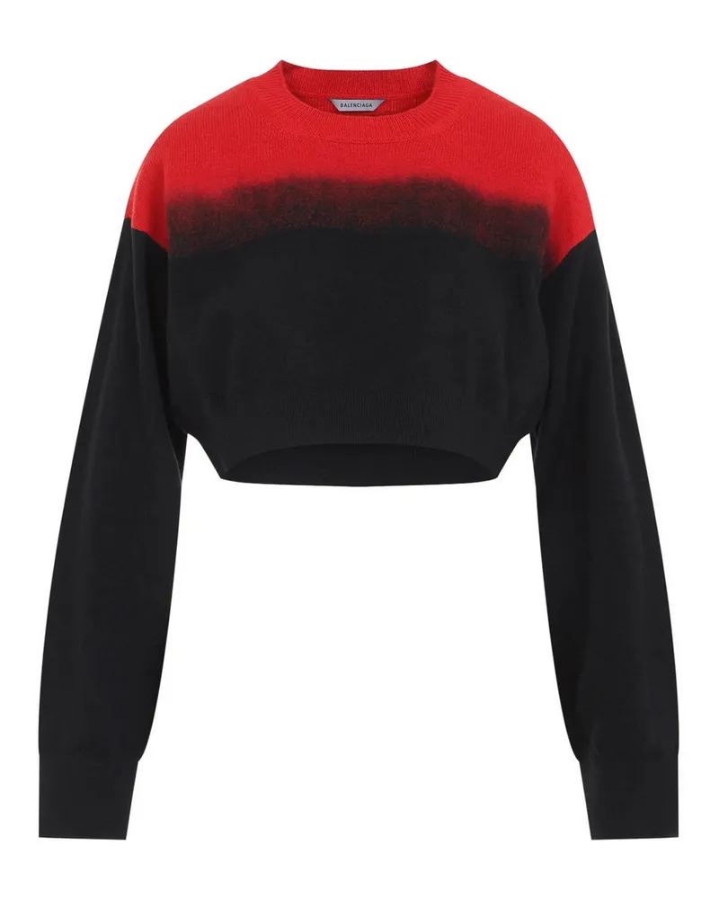Balenciaga Rundhalspullover - Schwarz Schwarz