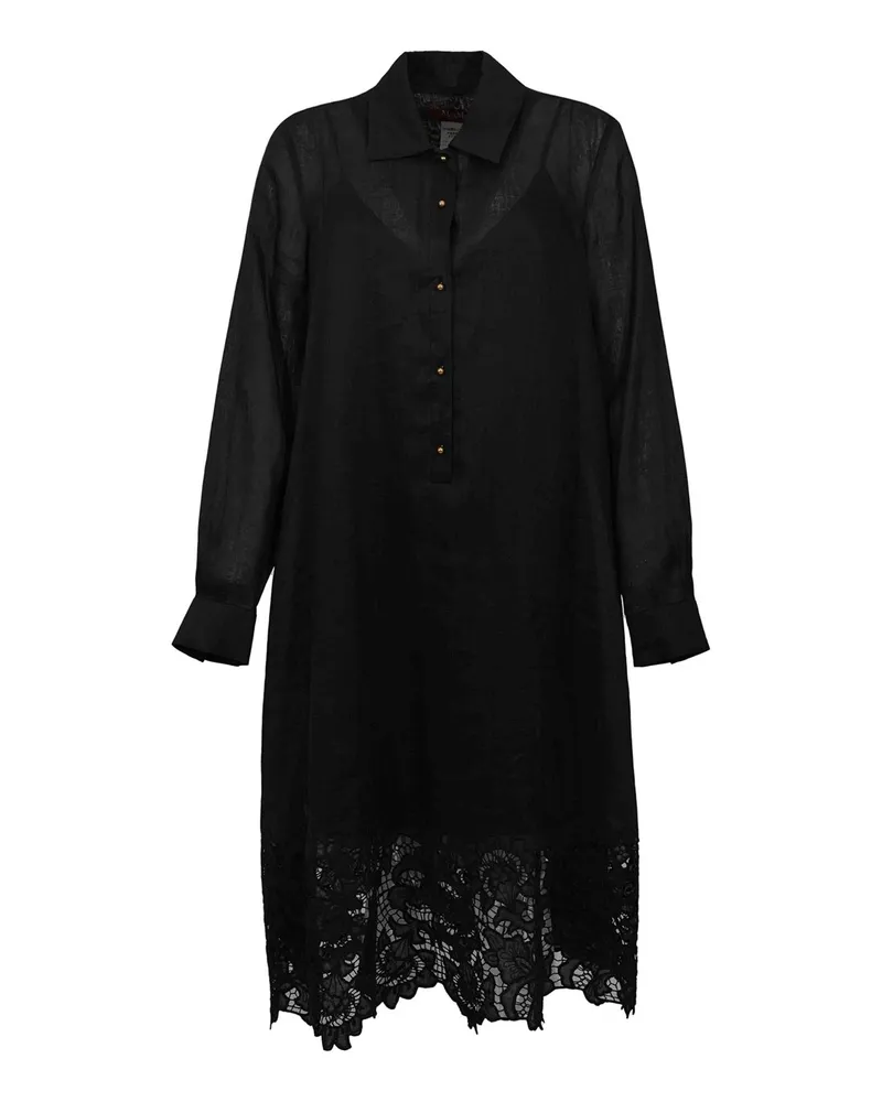 Max Mara Hemd - Schwarz Schwarz