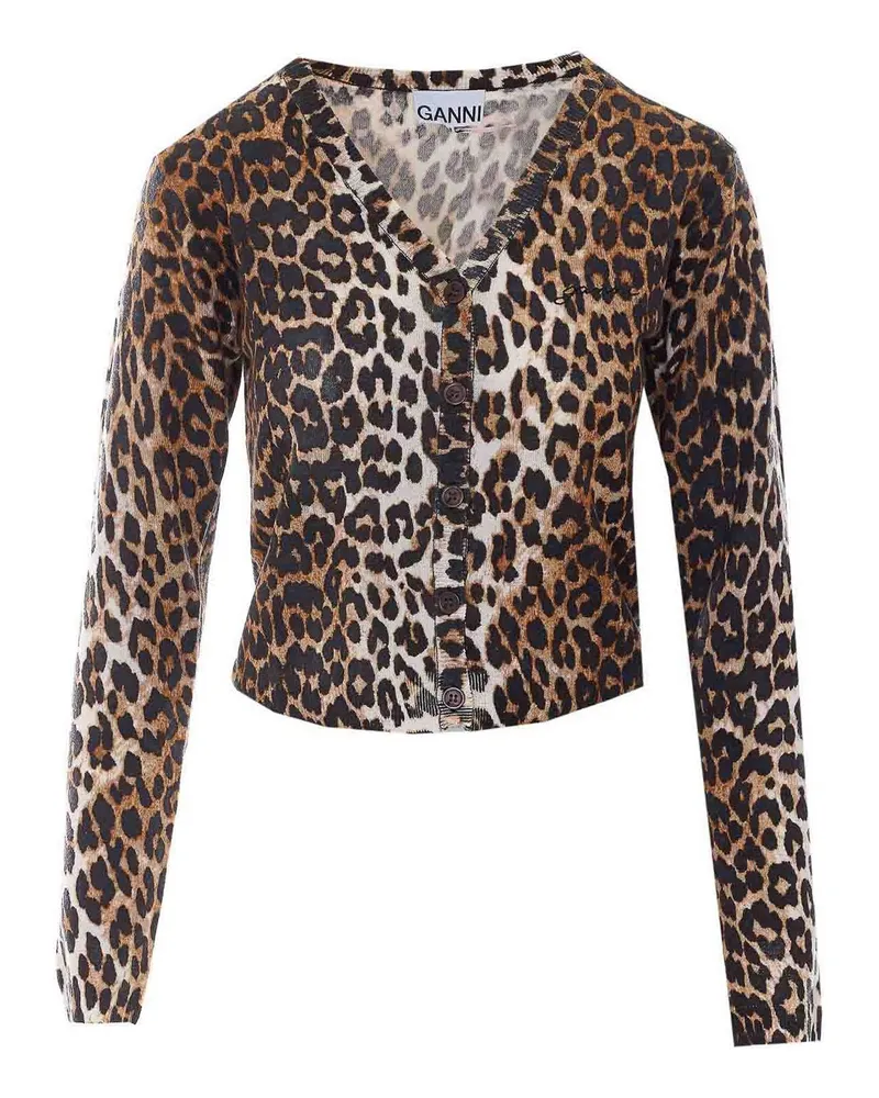 Ganni Cardigan - Braun Braun