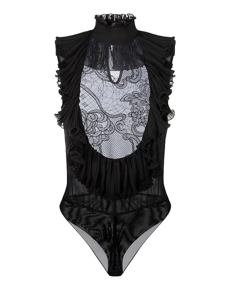 Elisabetta Franchi Hemd - Schwarz Schwarz