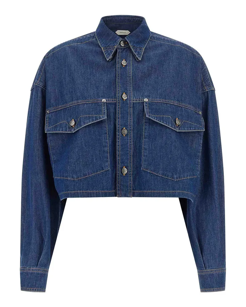 Versace Hemd - Blau Blau