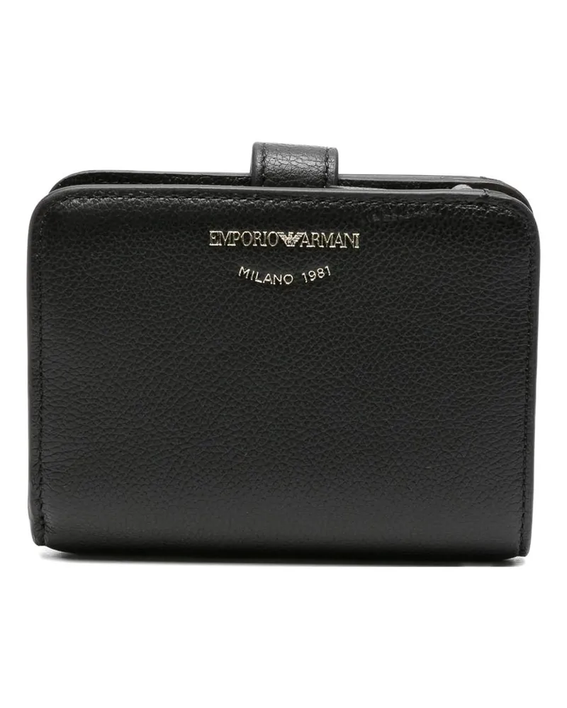 Emporio Armani Portemonnaie - Schwarz Schwarz