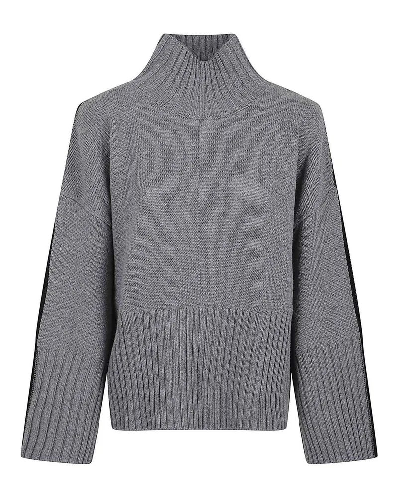 Pinko Rundhalspullover - Grau Grau