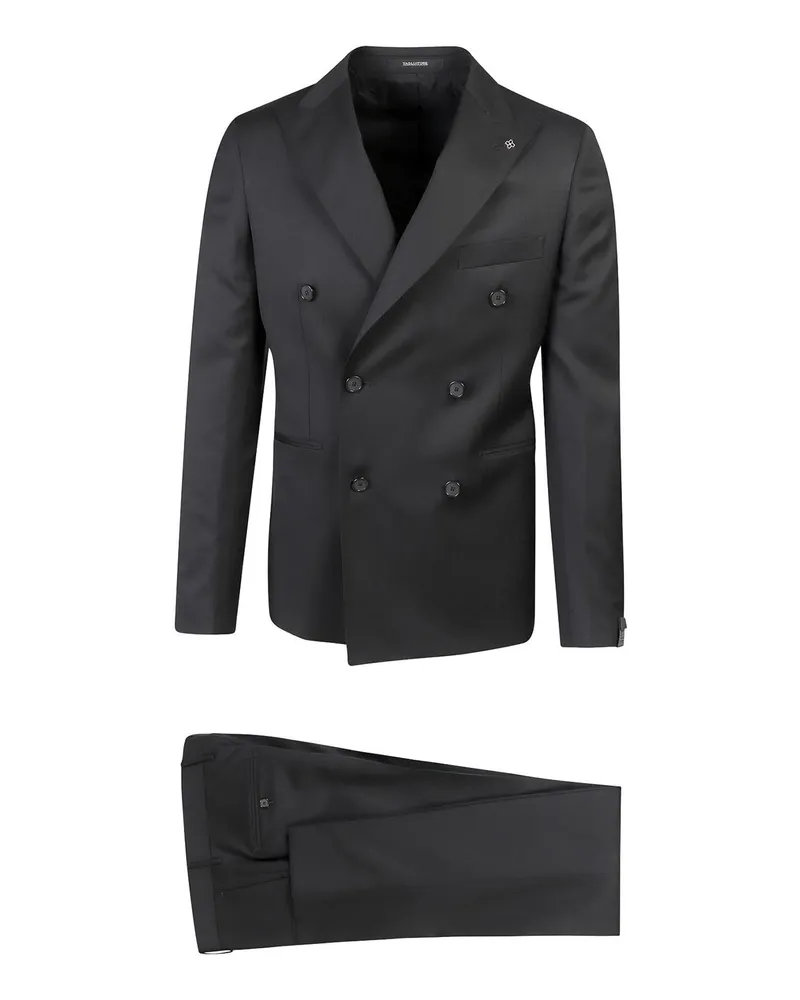 Tagliatore Eleganter Anzug - Schwarz Schwarz