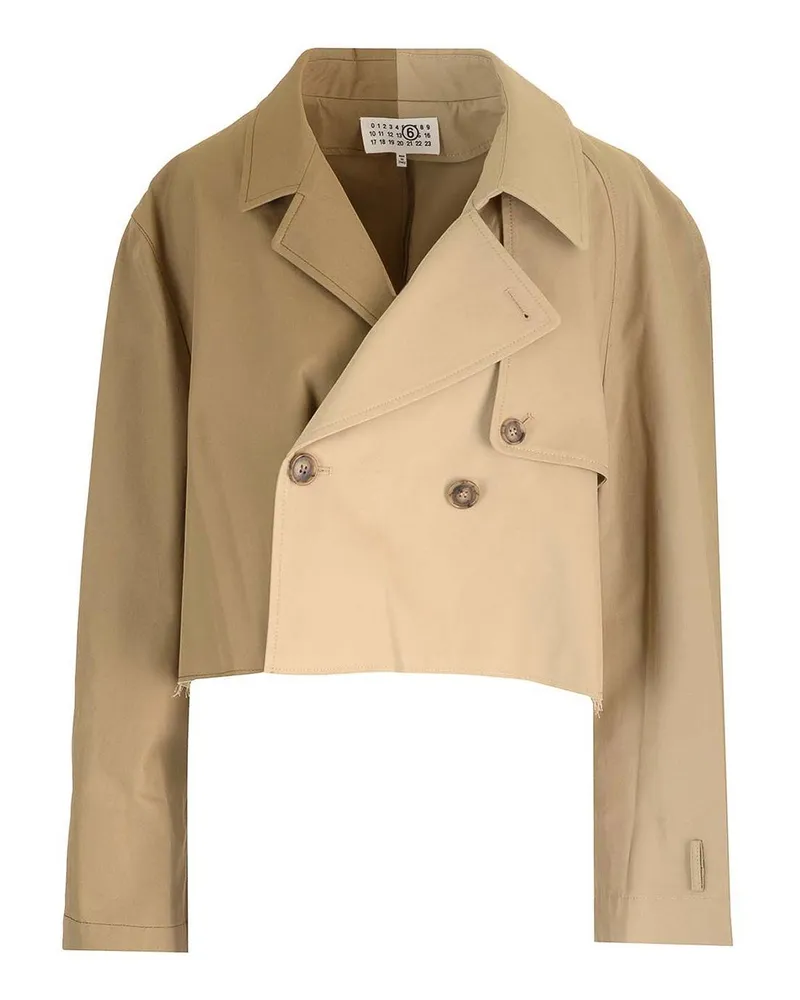 Maison Margiela Kurzer Mantel - Beige Beige