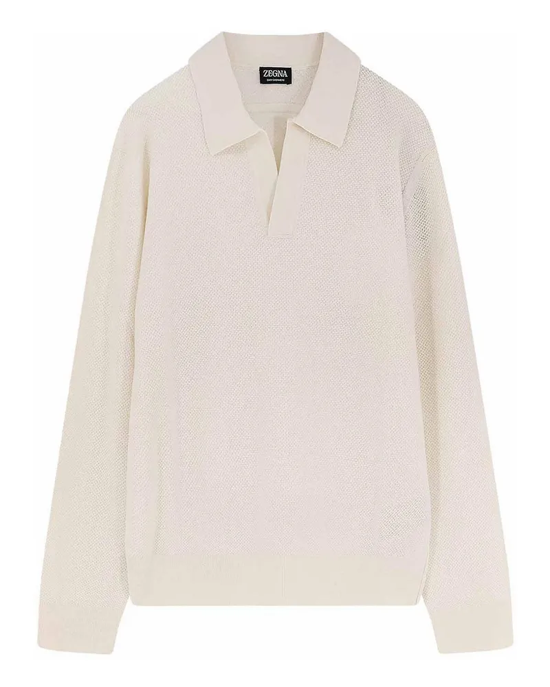 Ermenegildo Zegna Poloshirt - Weiß Weiß