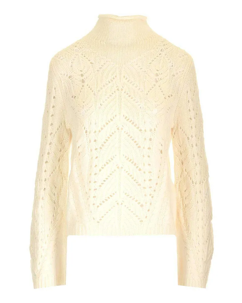 Loulou Studio Schlagjeans - Weiß Weiß
