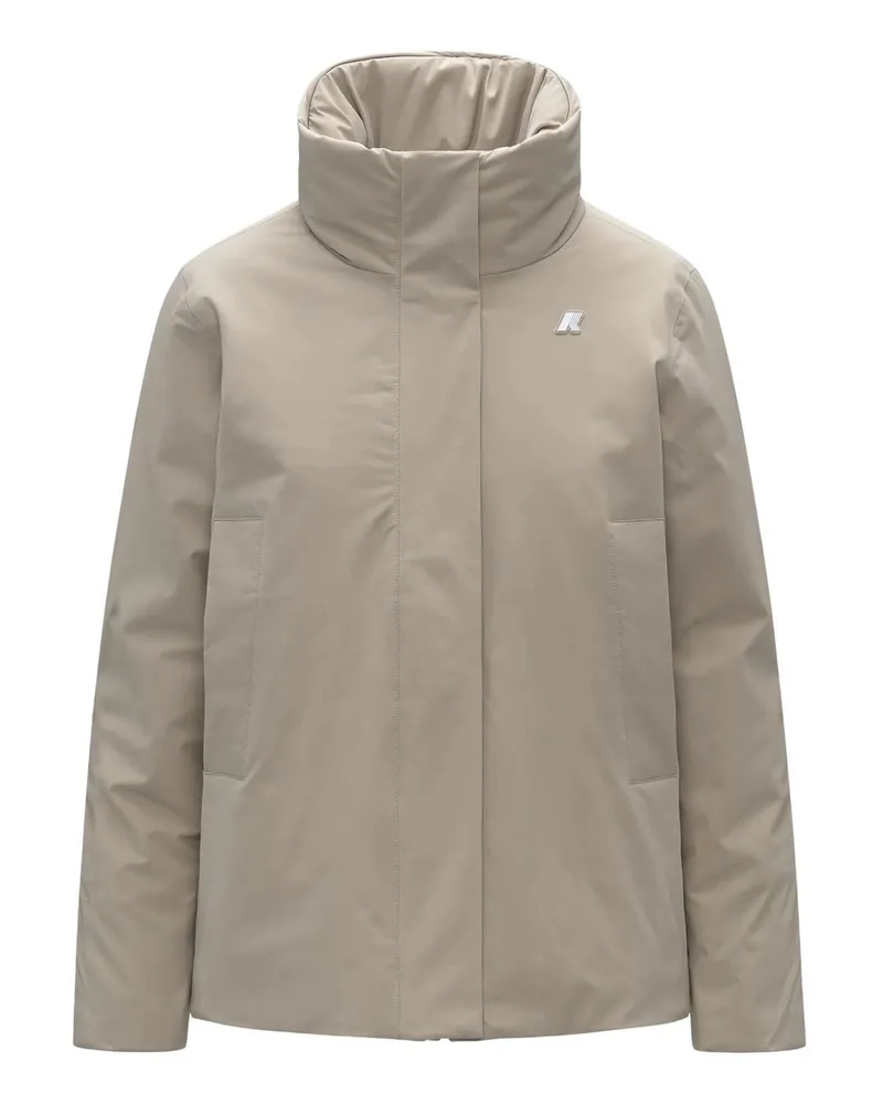 K-Way Knielanger Mantel - Beige Beige