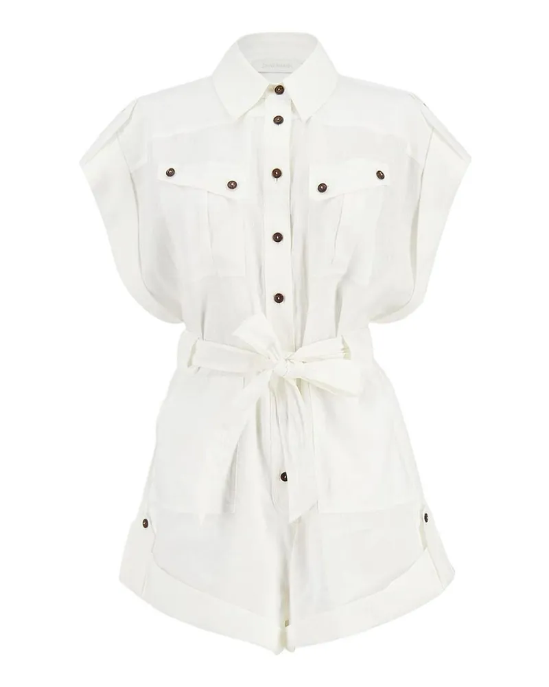 Zimmermann Jumpsuit - Weiß Weiß