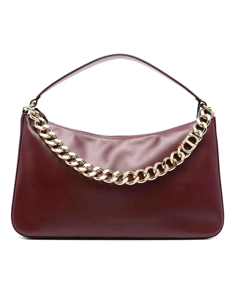 Twin-Set Schultertasche - Dunkelrosa Dunkelrosa