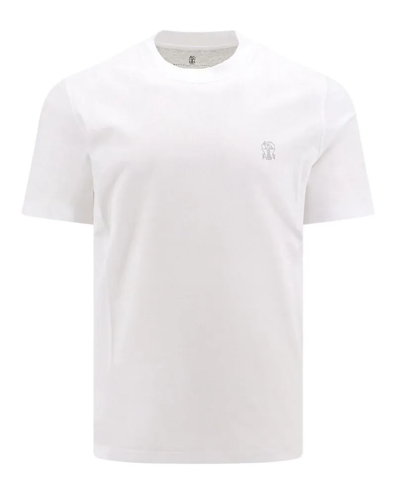 Brunello Cucinelli T-Shirt - Weiß Weiß