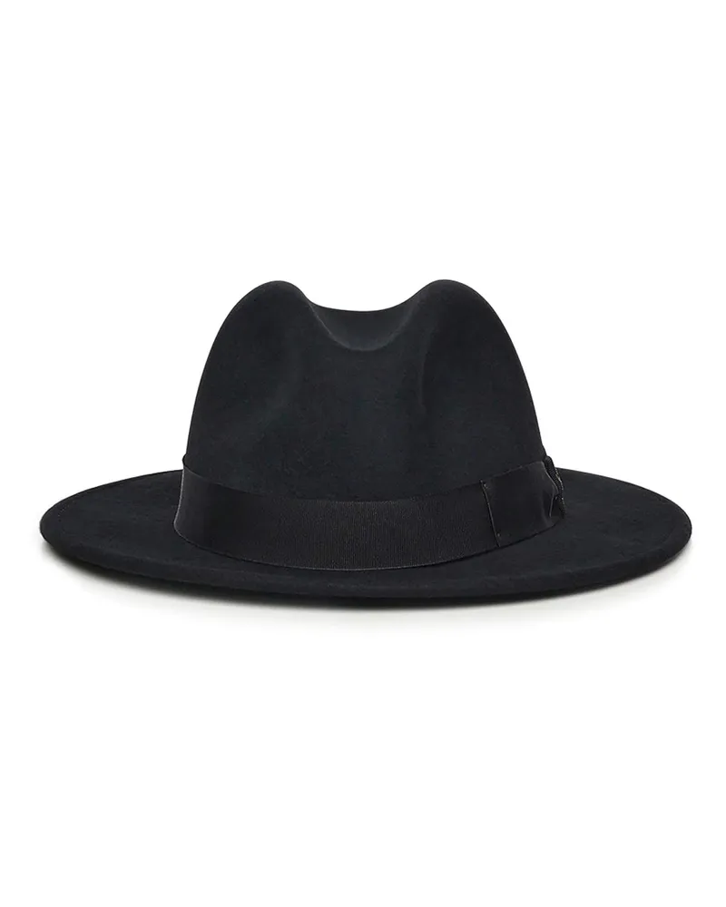 Borsalino Hut - Schwarz Schwarz