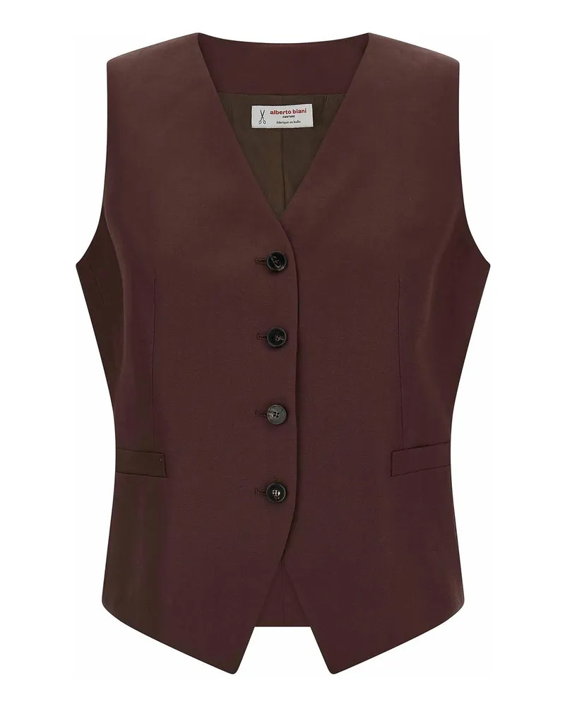 Alberto Biani Weste - Braun Braun