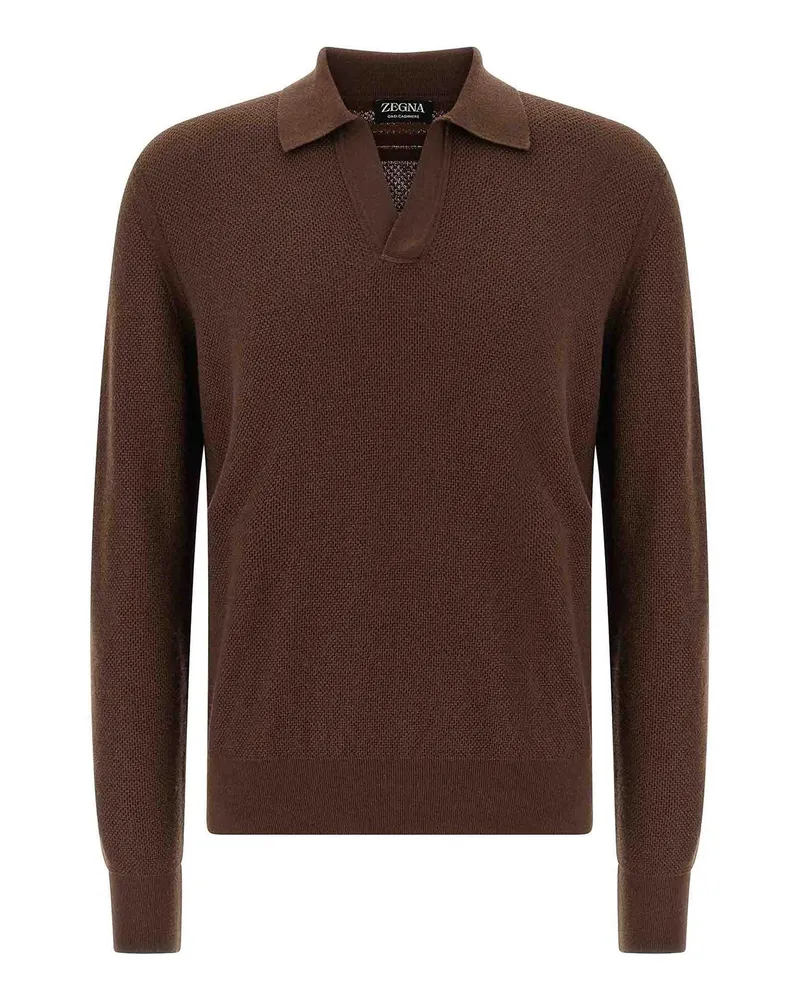 Ermenegildo Zegna Poloshirt - Braun Braun