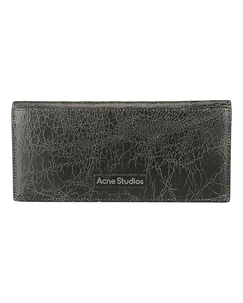 Acne Studios Portemonnaie - Schwarz Schwarz
