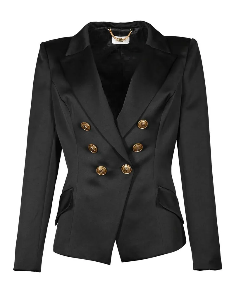 Elisabetta Franchi Blazer - Schwarz Schwarz