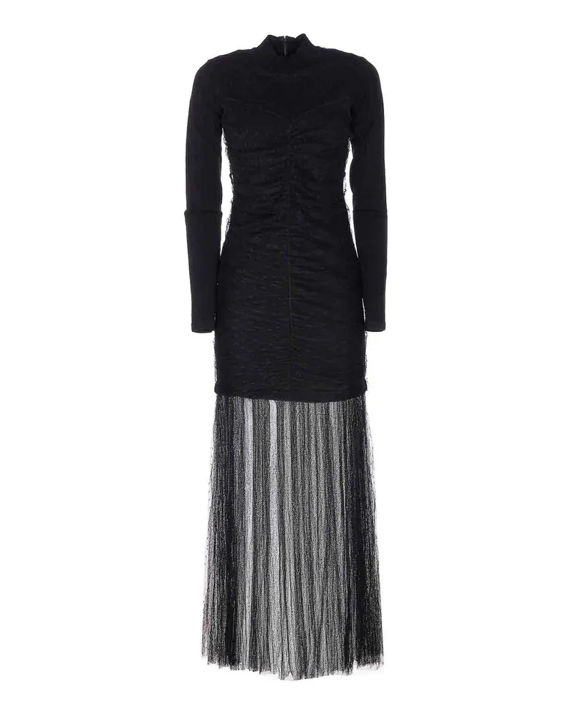 Twin-Set Rollkragenpullover - Schwarz Schwarz