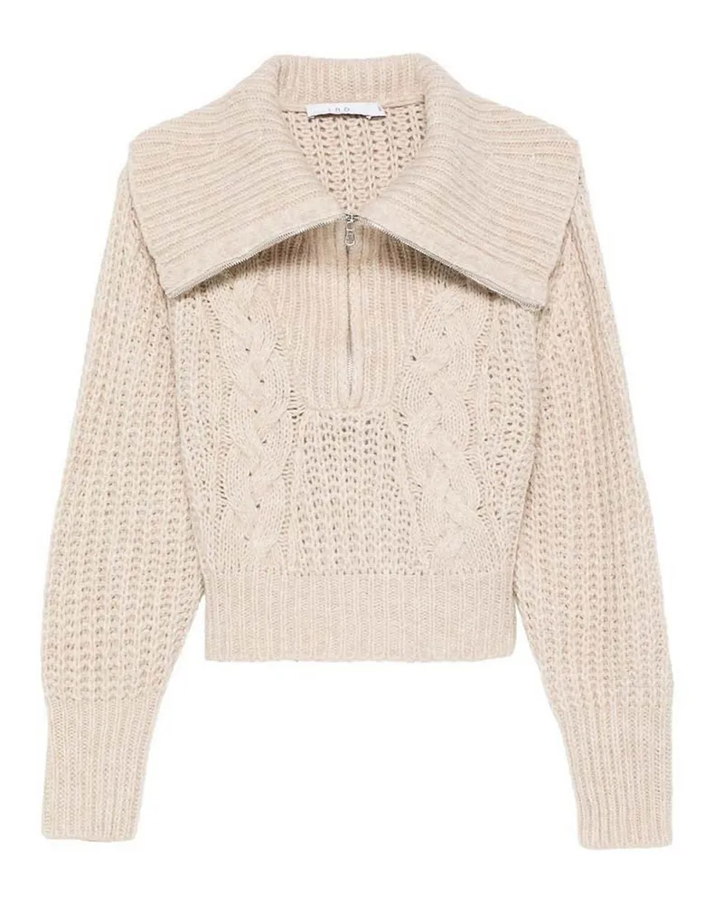 IRO Rundhalspullover - Beige Beige