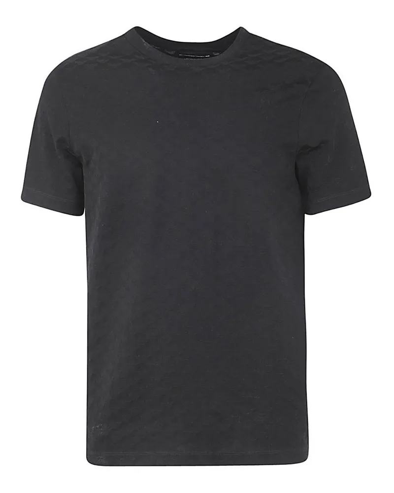 Emporio Armani Kurzer Mantel - Schwarz Schwarz