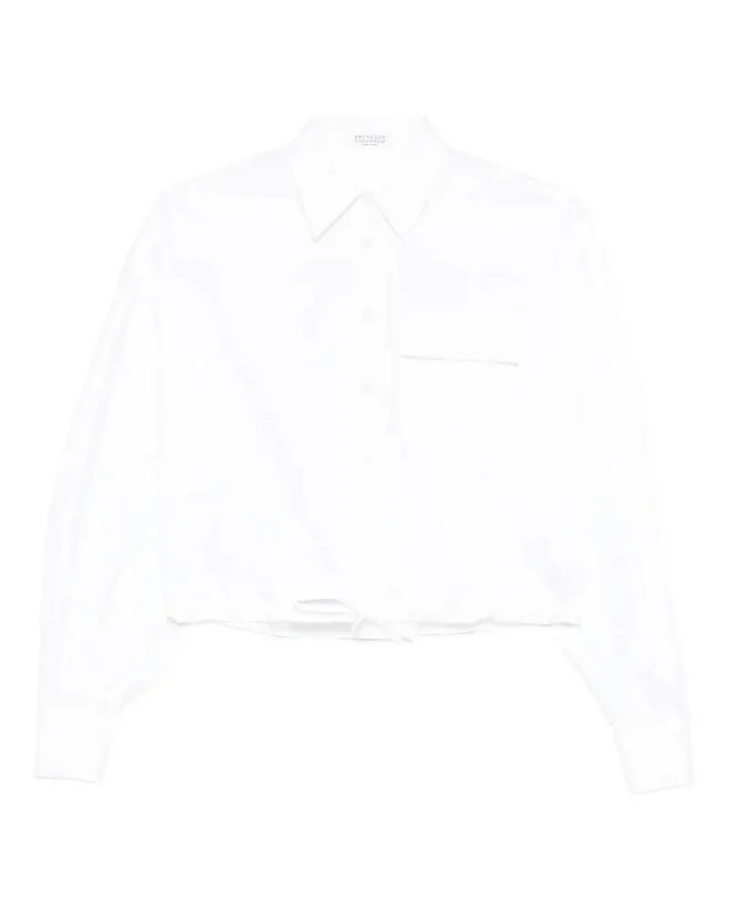 Brunello Cucinelli Hemd - Weiß Weiß