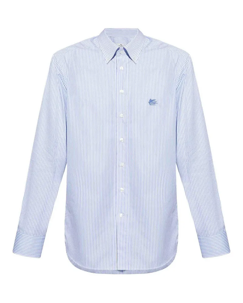 Etro Hemd - Schwarz Hellblau