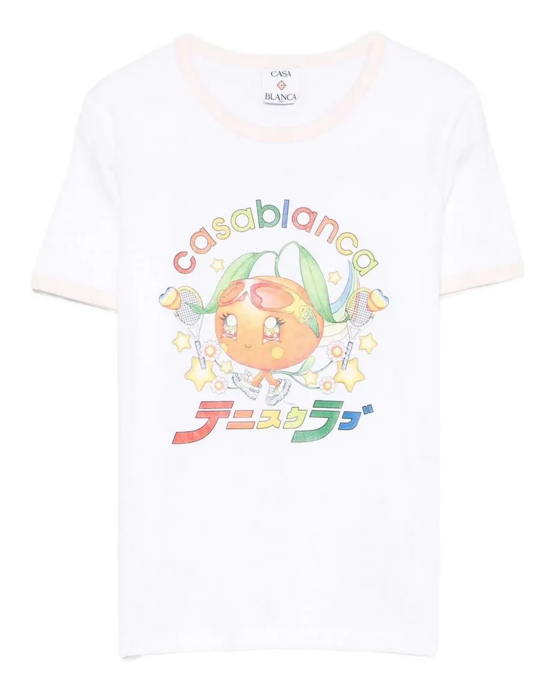 Casablanca Paris T-Shirt - Weiß Weiß