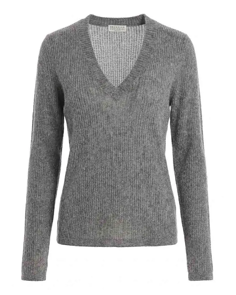 Brunello Cucinelli Rundhalspullover - Schwarz Schwarz