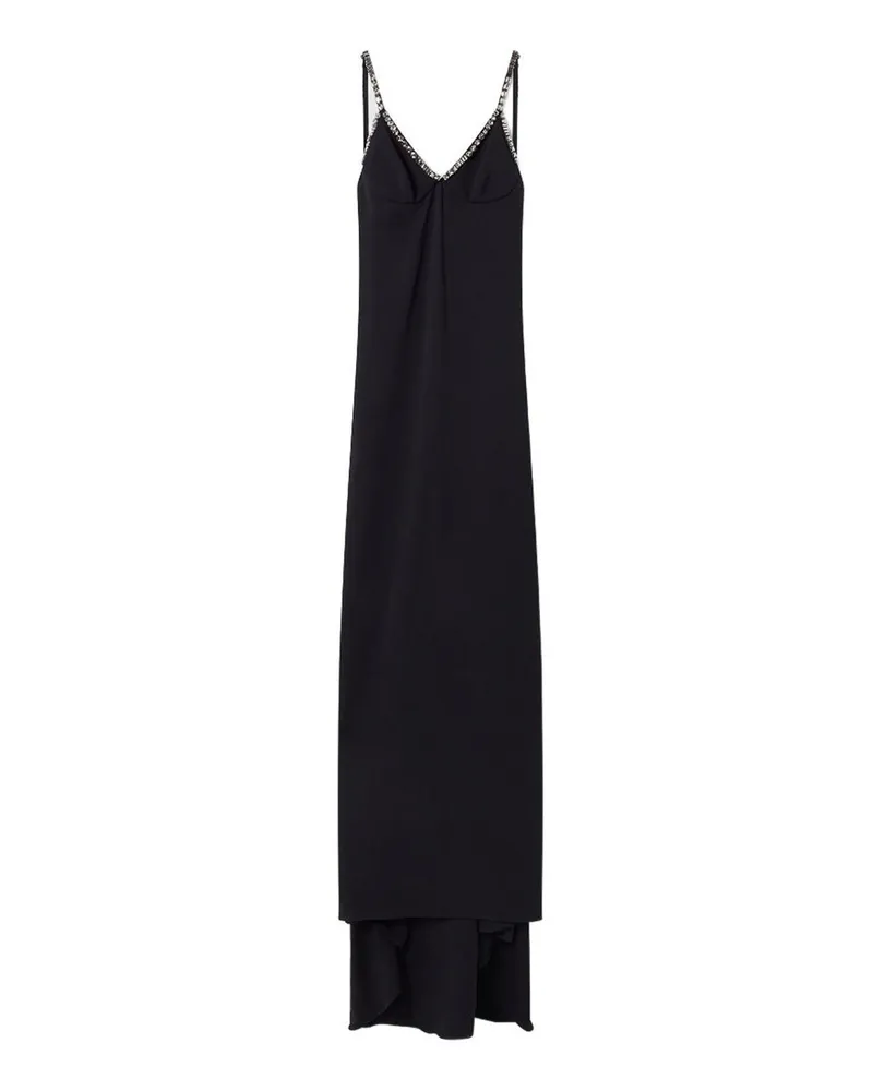 Stella McCartney Maxikleid - Schwarz Schwarz