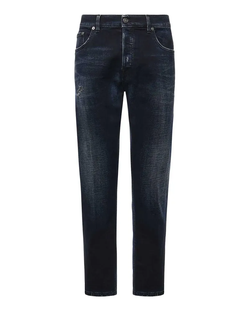 Dondup Straight Leg Jeans Dunkles