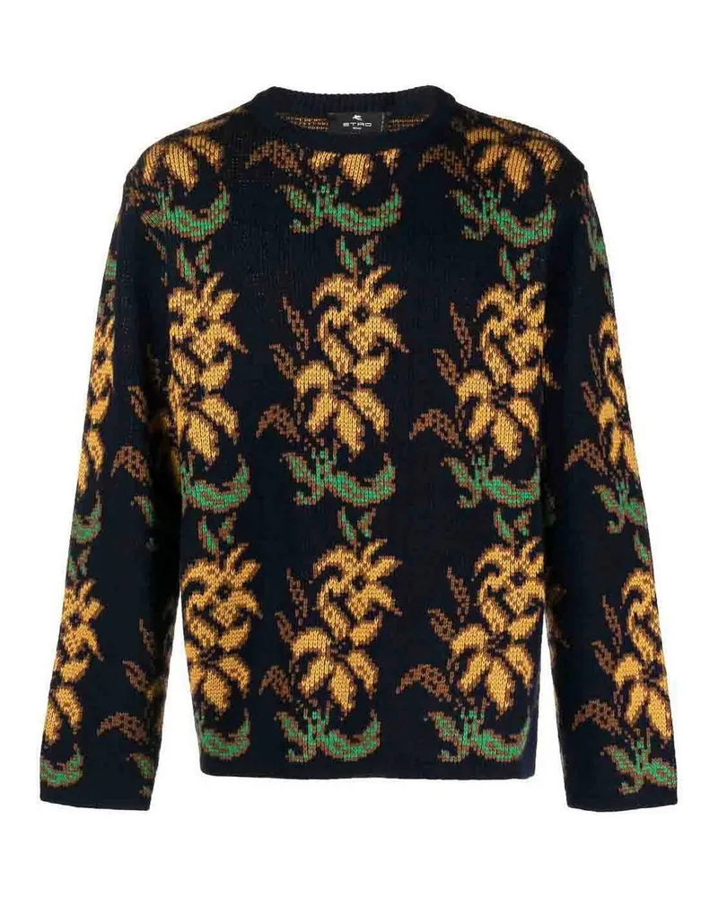 Etro U-Boot-Pullover - Schwarz Schwarz