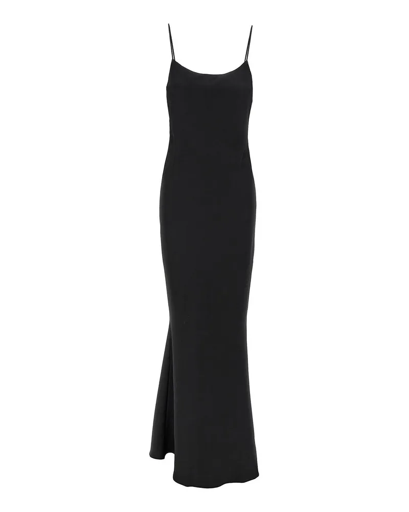 ANDAMANE Knielanges Kleid - Schwarz Schwarz