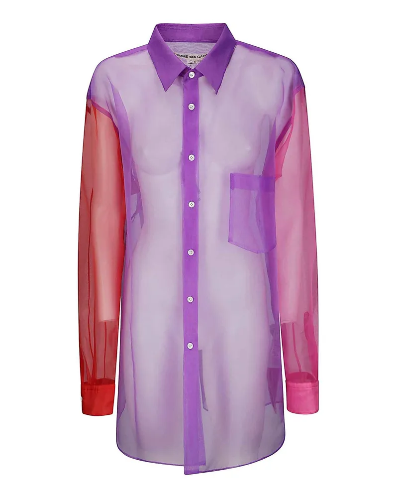 Comme des Garçons Bluse - Lila Lila