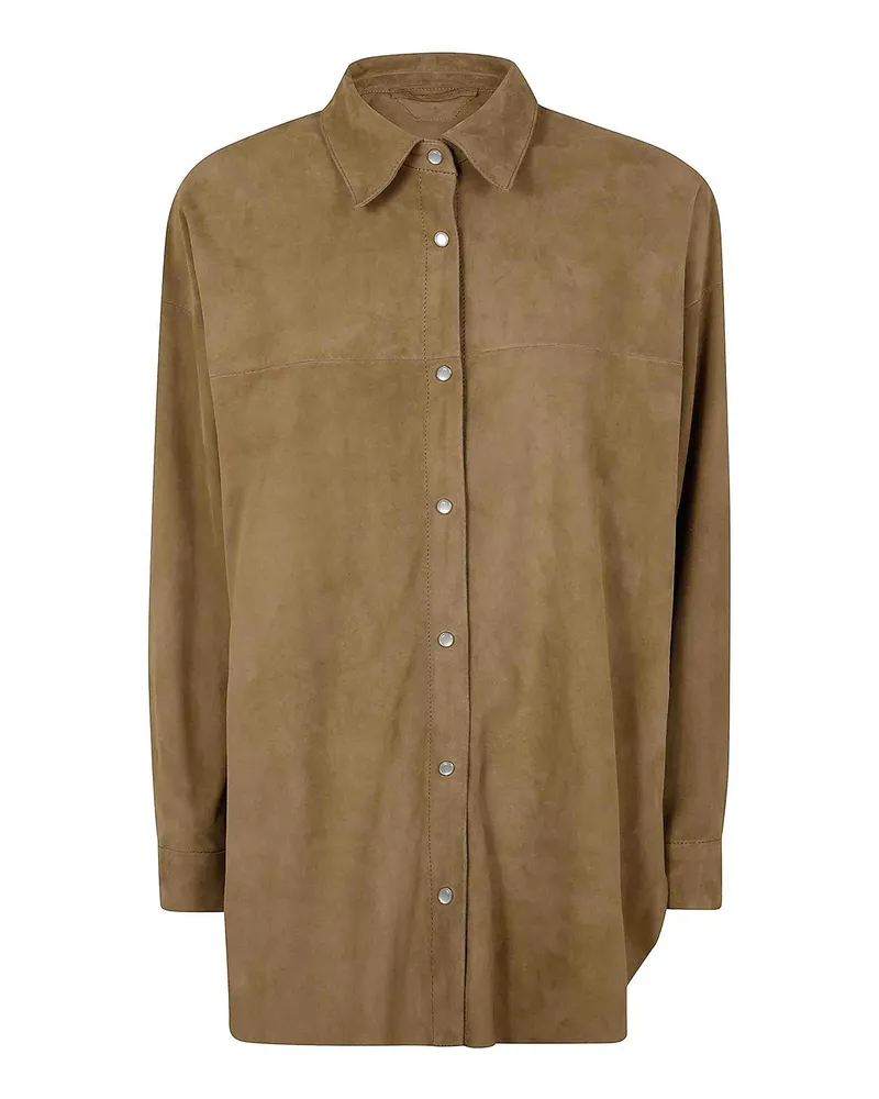 Salvatore Santoro Lederjacke - Nude Nude