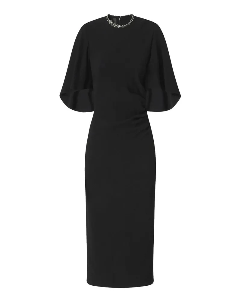 Pinko Knielanges Kleid - Schwarz Schwarz