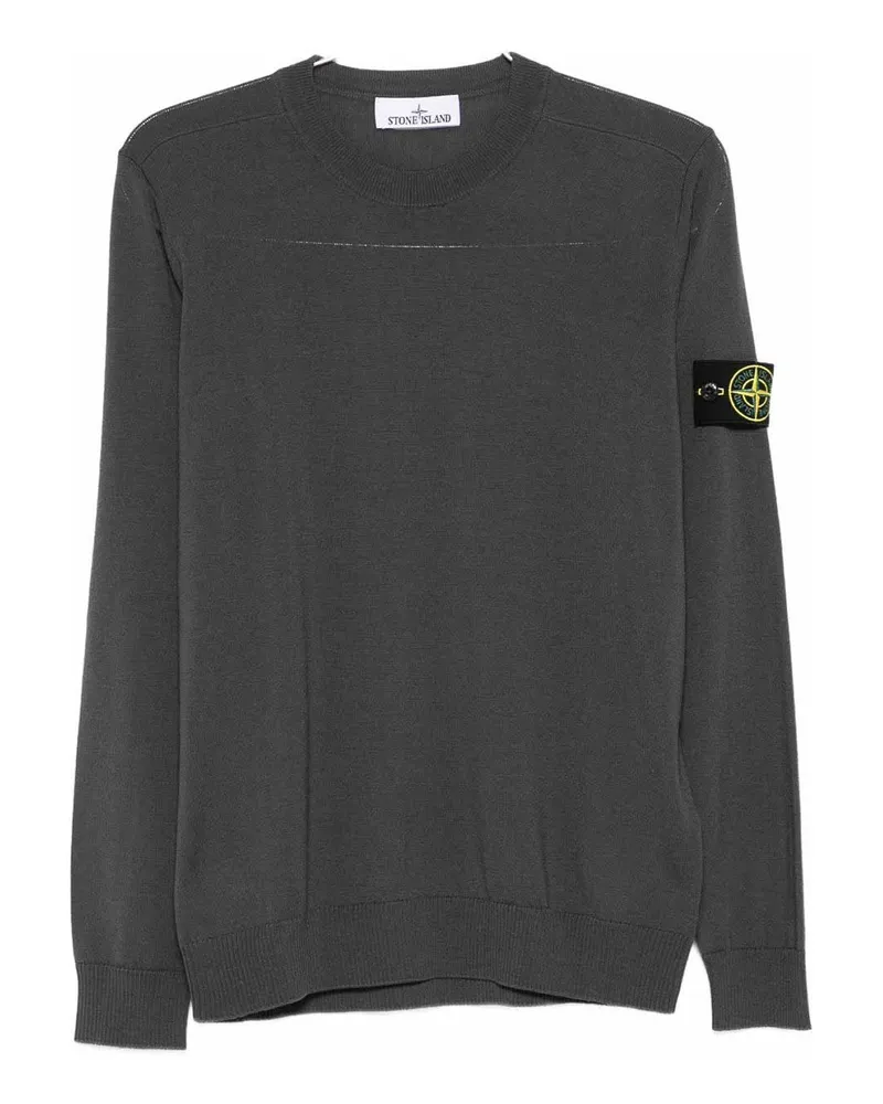Stone Island Rundhalspullover - Taupe Taupe