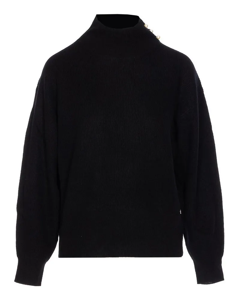 Liu Jo Rundhalspullover - Schwarz Schwarz