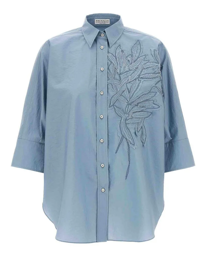 Brunello Cucinelli Hemd - Hellblau Hellblau
