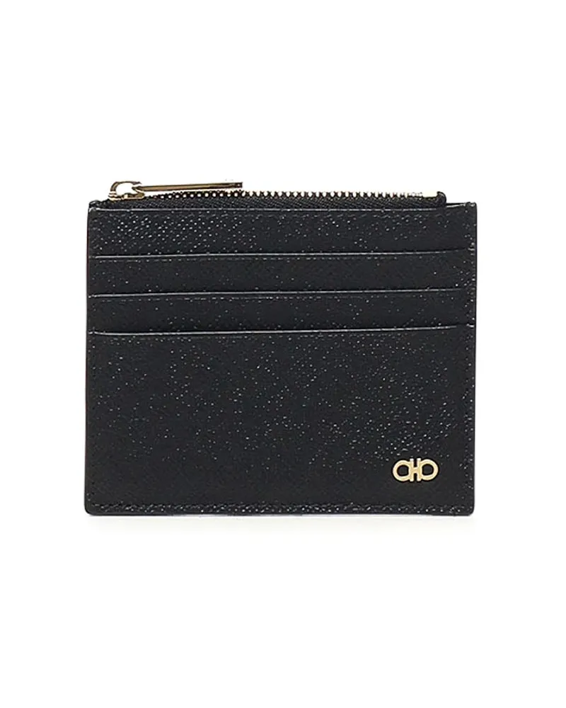Ferragamo Portemonnaie - Schwarz Schwarz