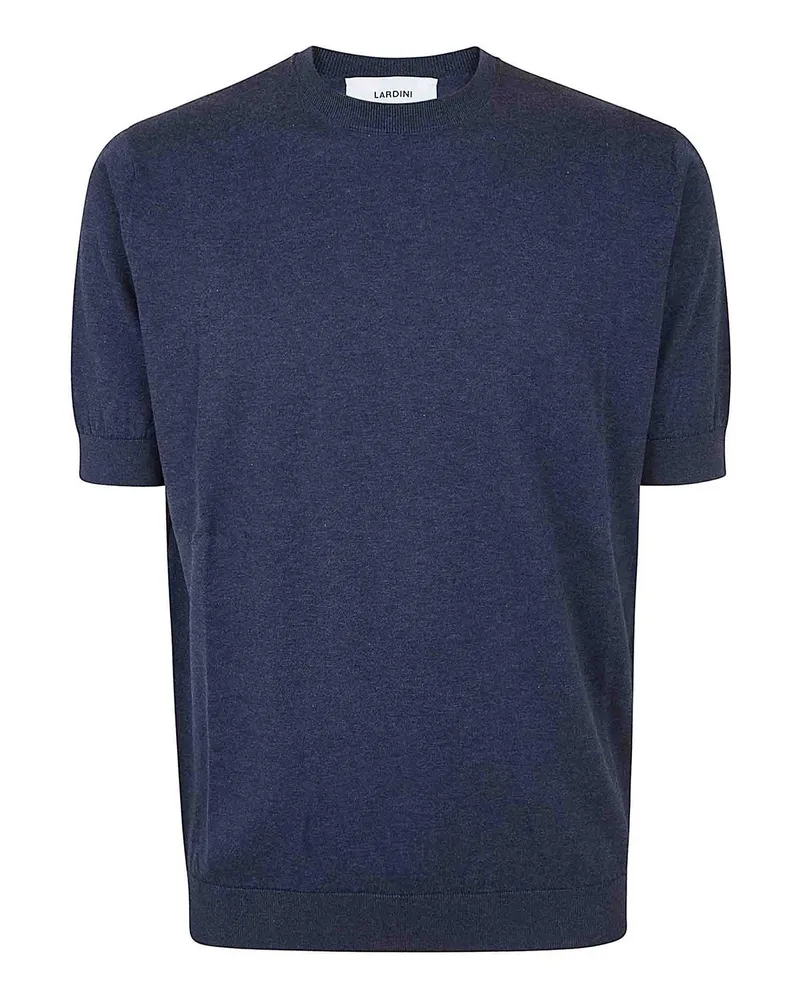 LARDINI Rundhalspullover - Blau Blau