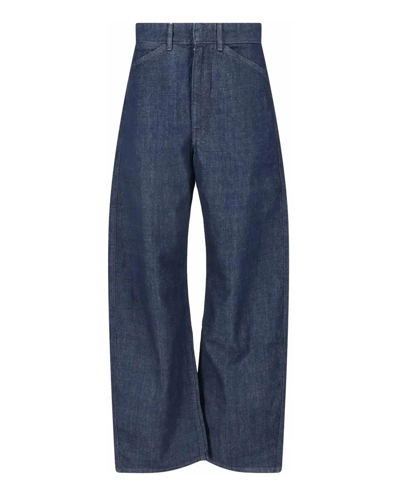 Christophe Lemaire Schlagjeans - Blau Blau