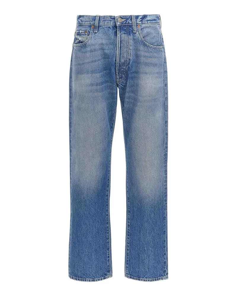 Valentino Garavani Straight Leg Jeans - Blau Blau