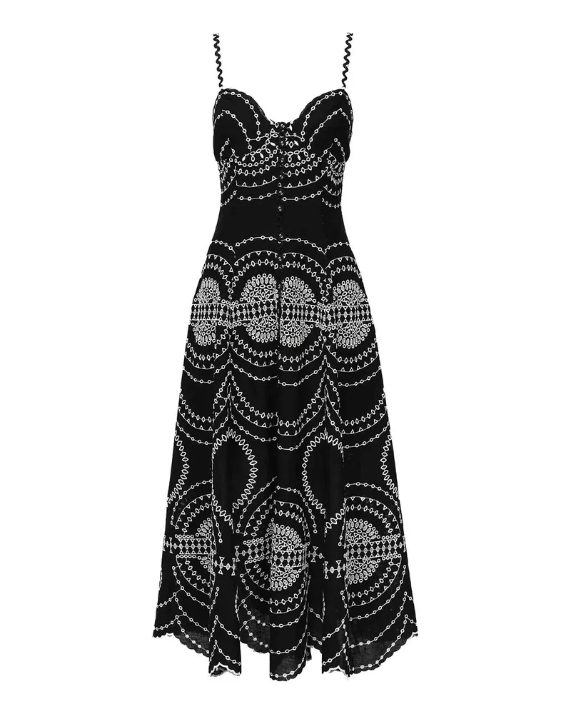 Charo Ruiz Maxikleid - Schwarz Schwarz