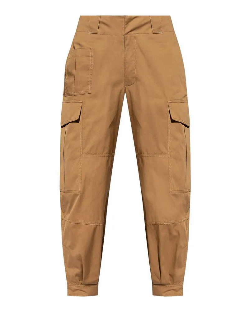 Alexander McQueen Casual Hose - Schwarz Hellbraun