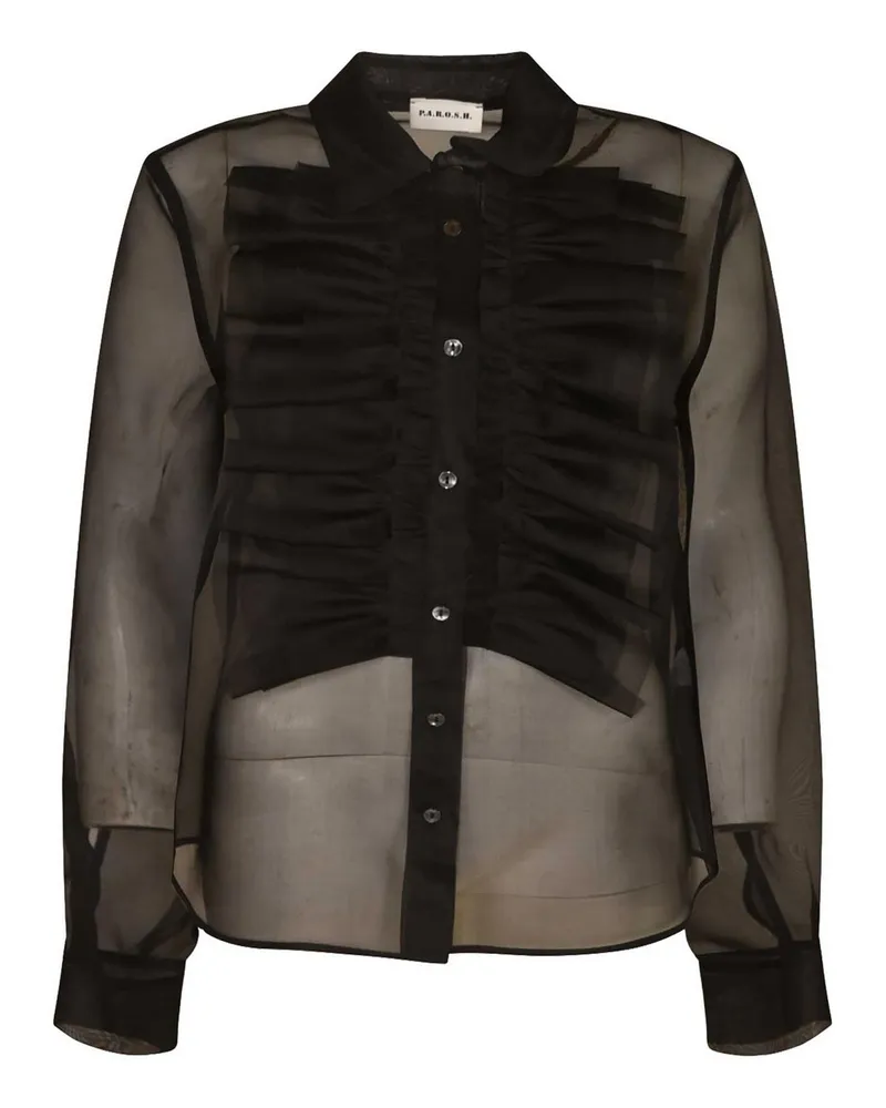 P.A.R.O.S.H. P. A.R. O.S. H. Hemd - Schwarz Schwarz