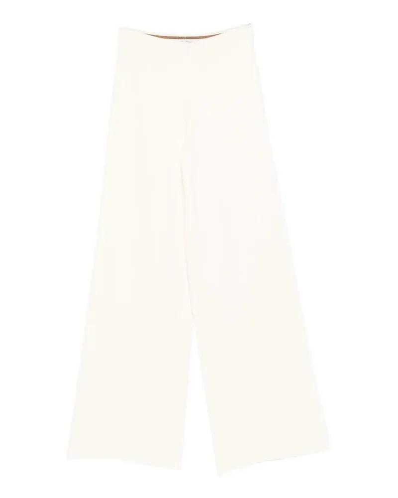 Max Mara Casual Hose - Creme Creme
